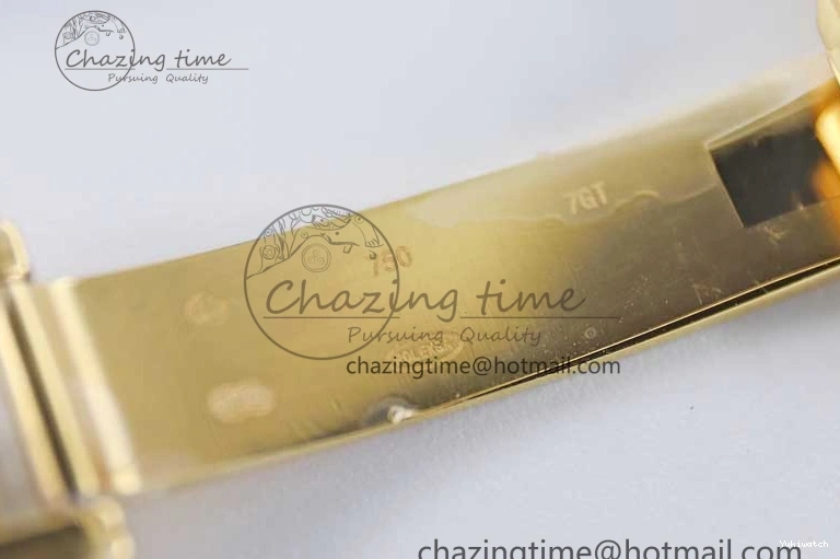 Bracelet YG 40mm Steel 904L 1:1 on YG TWF Dial Edition A2836 Best Crystal Date YG Day 0311